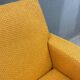 Pair of retro armchairs mid-century upholstered lounge chairs, Central European, mid-20th century