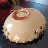 Glazed terracotta fruit bowl or basket