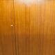 Wardrobe 1970 teak 4 doors half wardrobe half shelf 182 cm