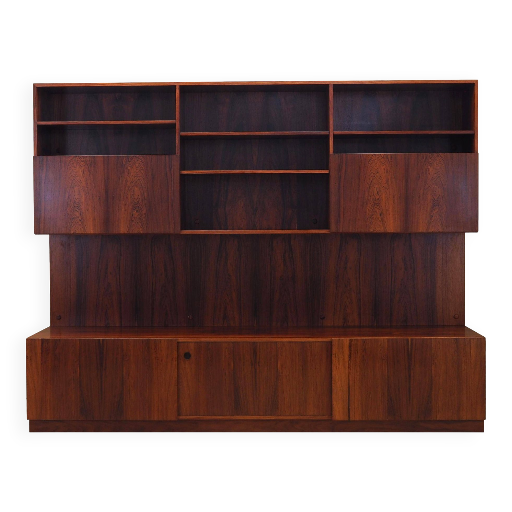 Bibliothèque en palissandre, design danois, années 1960, designer : Ib Kofod-Larsen, fabricant : Faarup Møbelfabrik