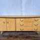 Enfilade bois clair pieds compas