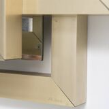 Miroir sculptural en laiton - Philippe Jean