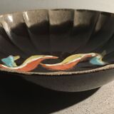 Plat en faïence verni diamètre 26cm