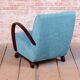 Art Deco Walnut Armchair by J. Halabala for Up Zavody, Czech, 1930s