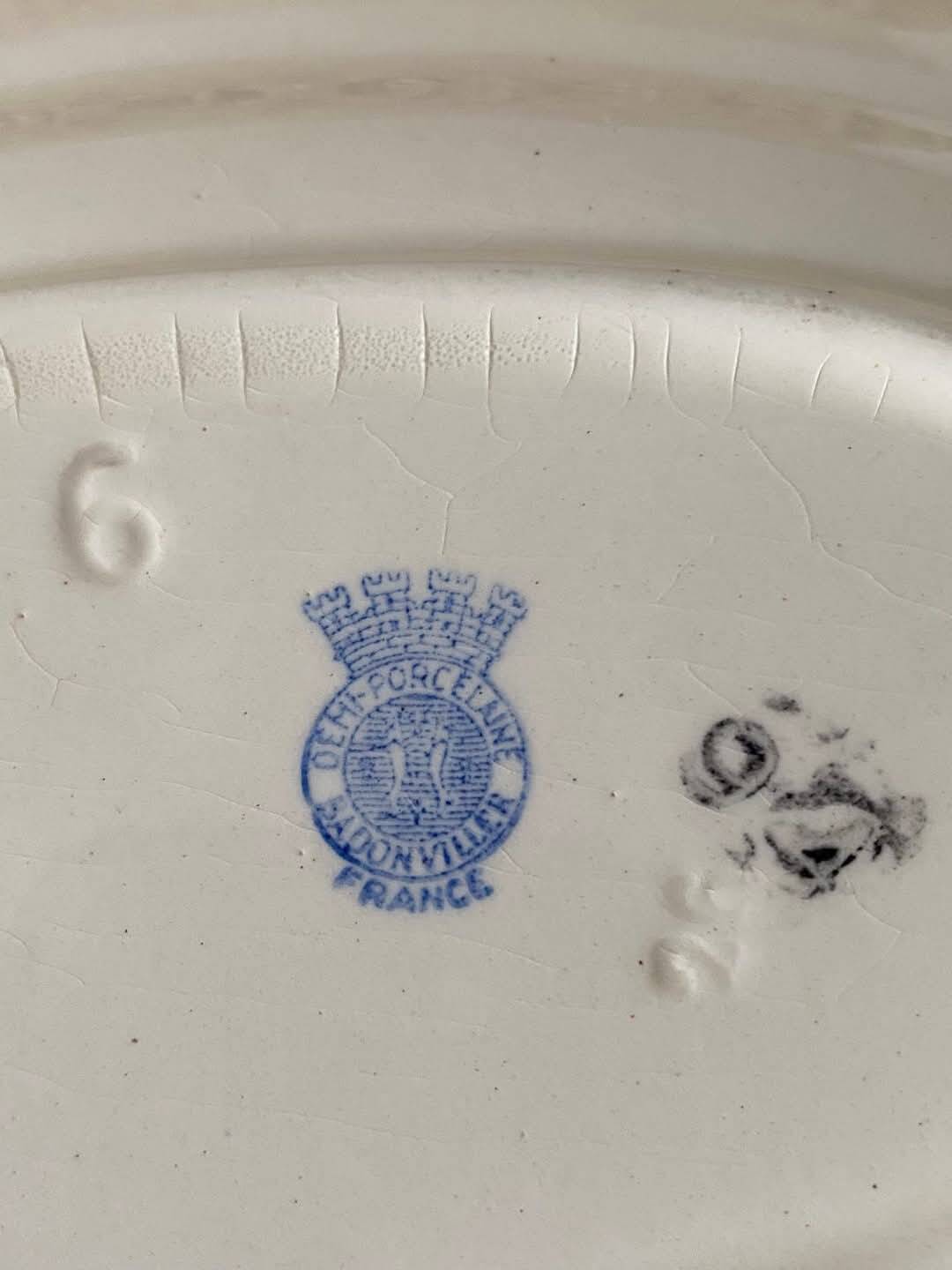 2 Badonviller dishes