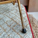 Vintage vinyl magazine rack