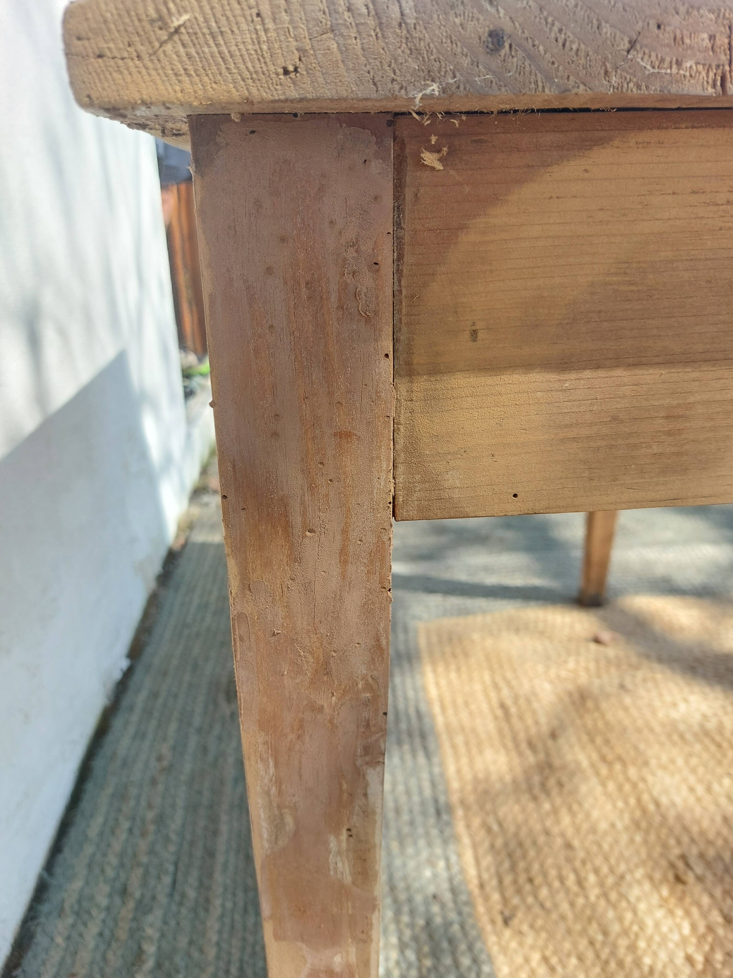 wooden bistro table, vintage, countryside, bohemian