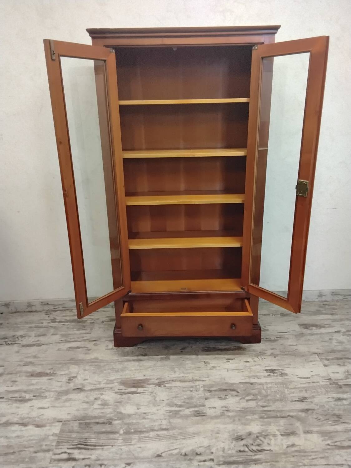 Vitrine, bibliothèque vitrée