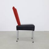 4x Postmodern Dining Chair in two tone, 1980s