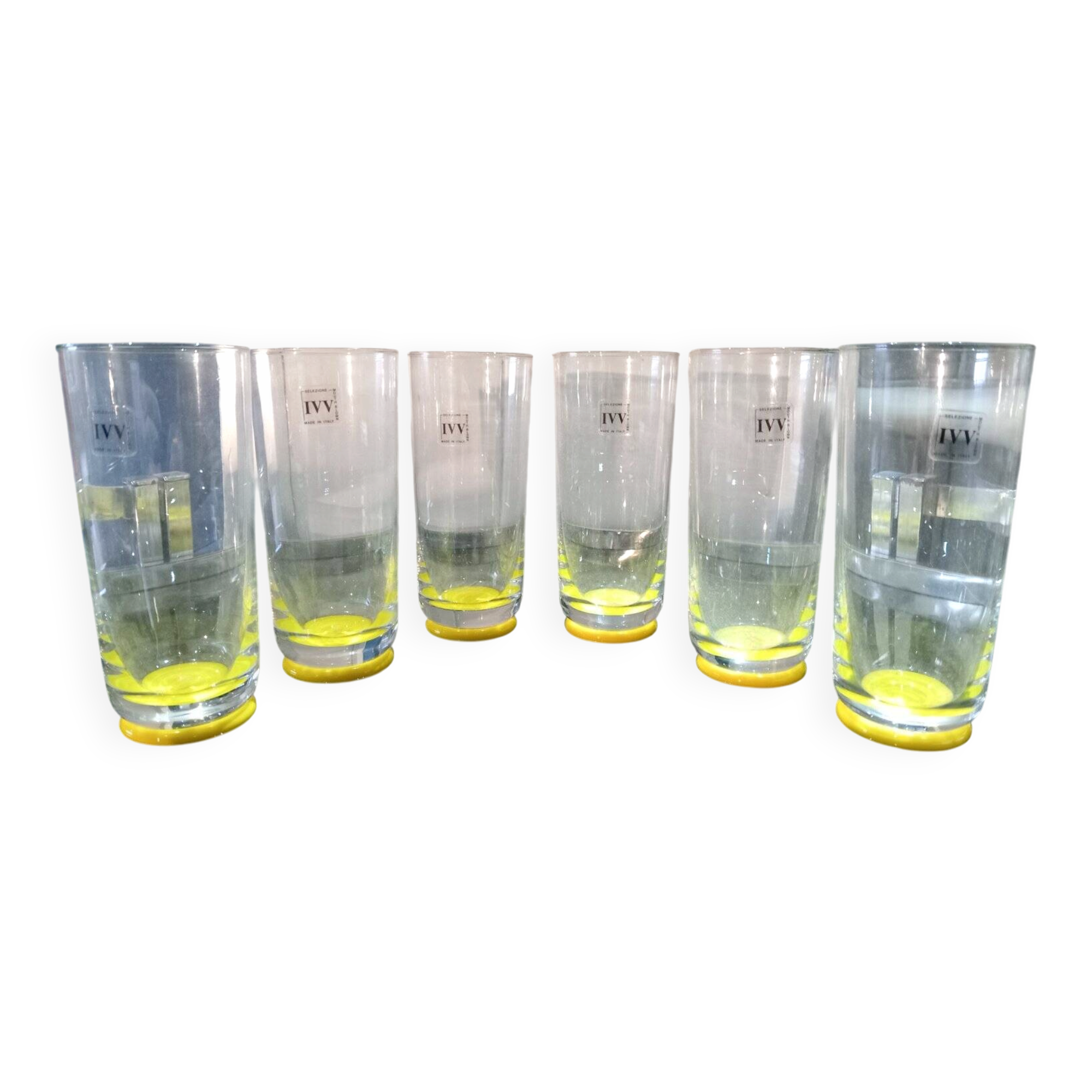 IVV vintage crystal glasses, 1980s, set of 6