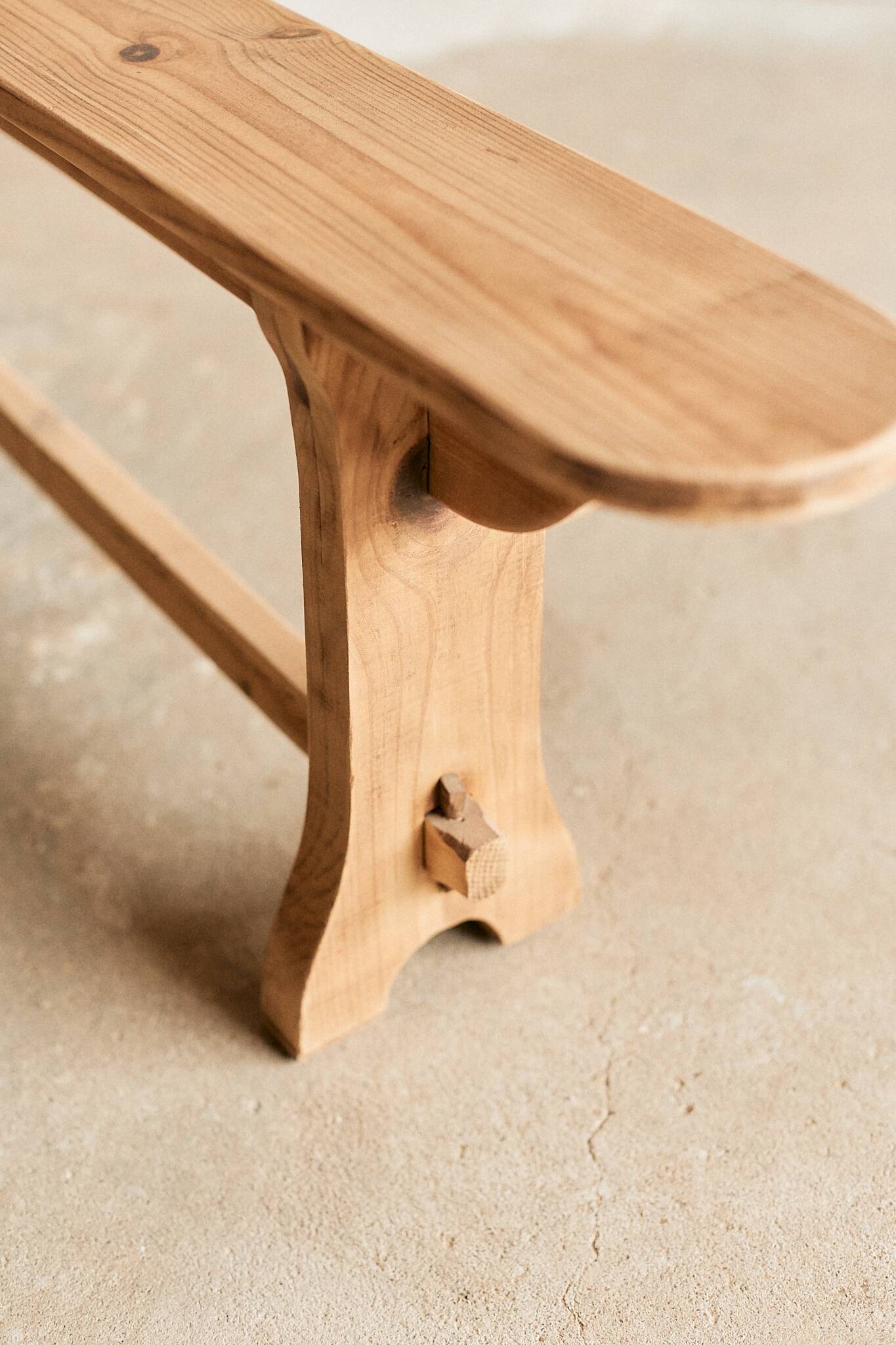 Vintage wooden bench