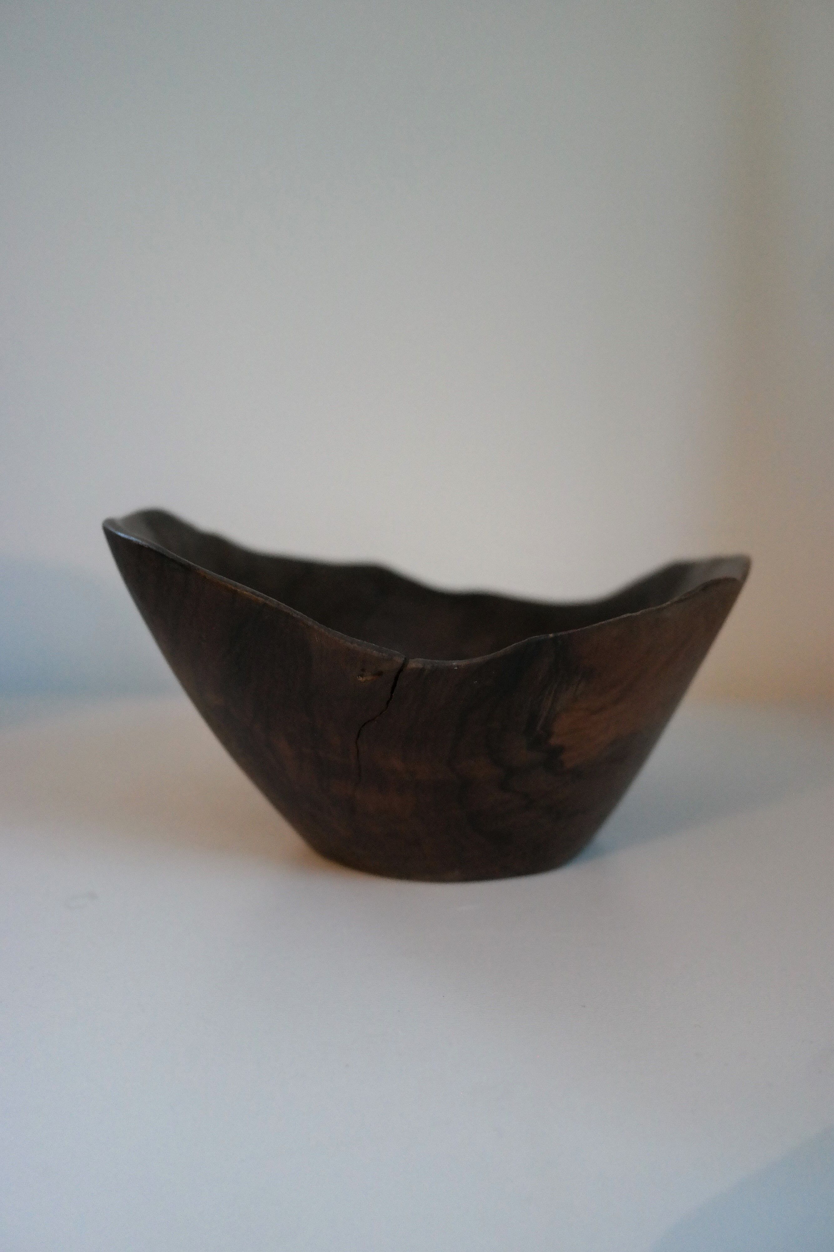 Carved olive wood cup, 1950/60