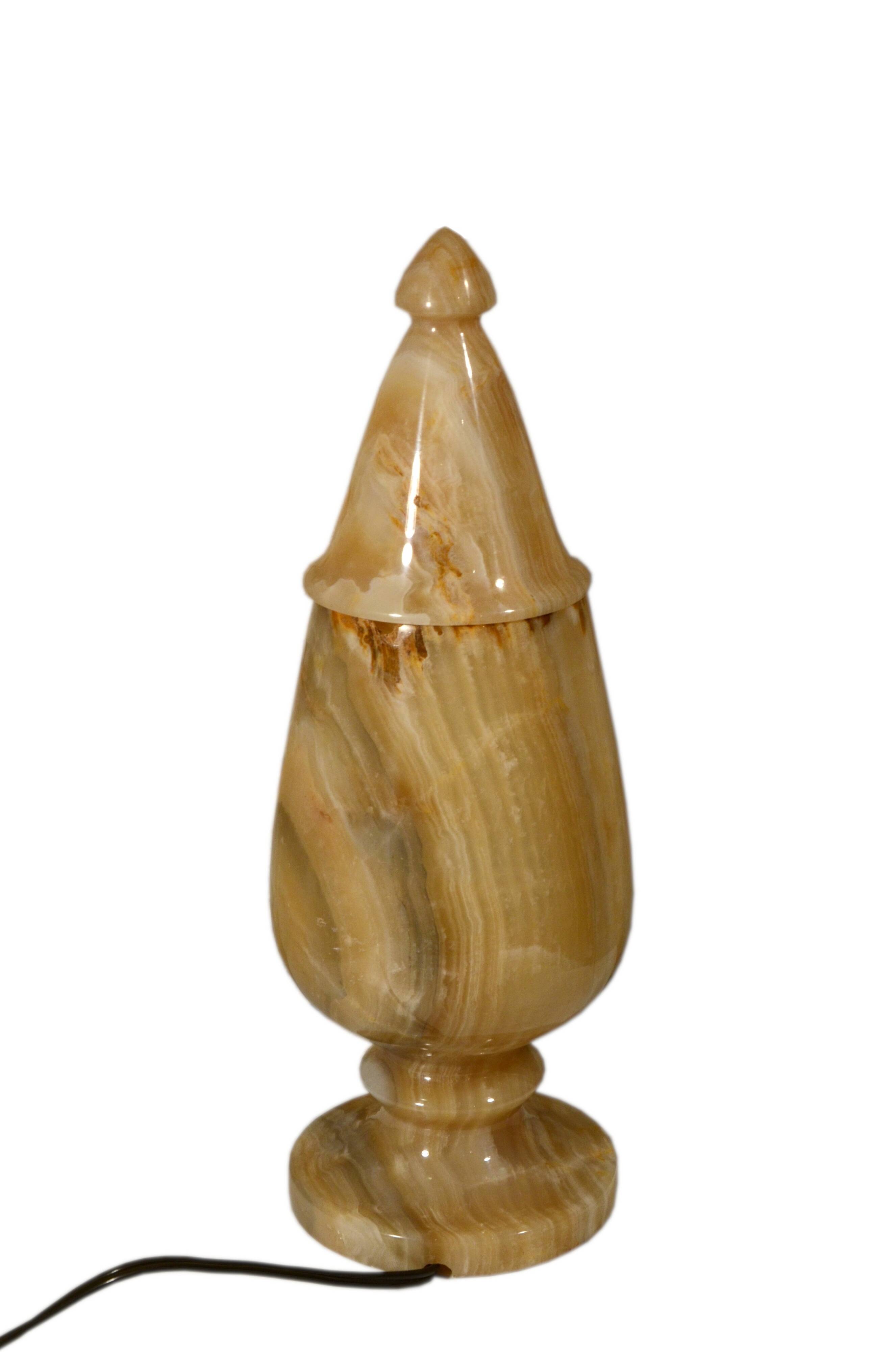 Marble lamp, 12x35cm