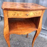 Paire de chevets marqueterie ancien style louis xvi