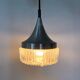 Scandinavian vintage bubble glass tulip pendant light