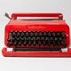 Typewriter Olivetti Valentine 1970
