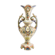 Hand-painted earthenware vase from Rouen, France twentieth century