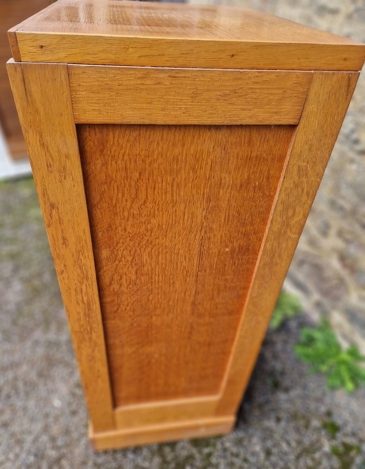 60s curtain filing cabinet