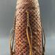 Hanakago vase in woven bamboo for Ikebana Japan late 19th century