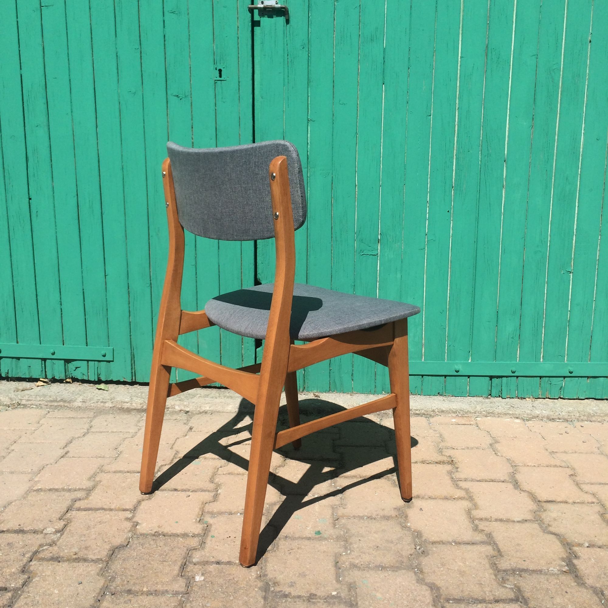 Scandinavian chair in restored solid beech