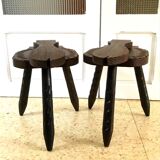 Vintage tripod stools from the 70s
