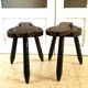 Vintage tripod stools from the 70s
