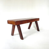 Vintage brutalist bench, 1960