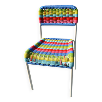 "Fargglad" child scoubidou chair Ikea 1999