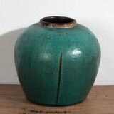 Antique turquoise green vase (circa 1820) #32