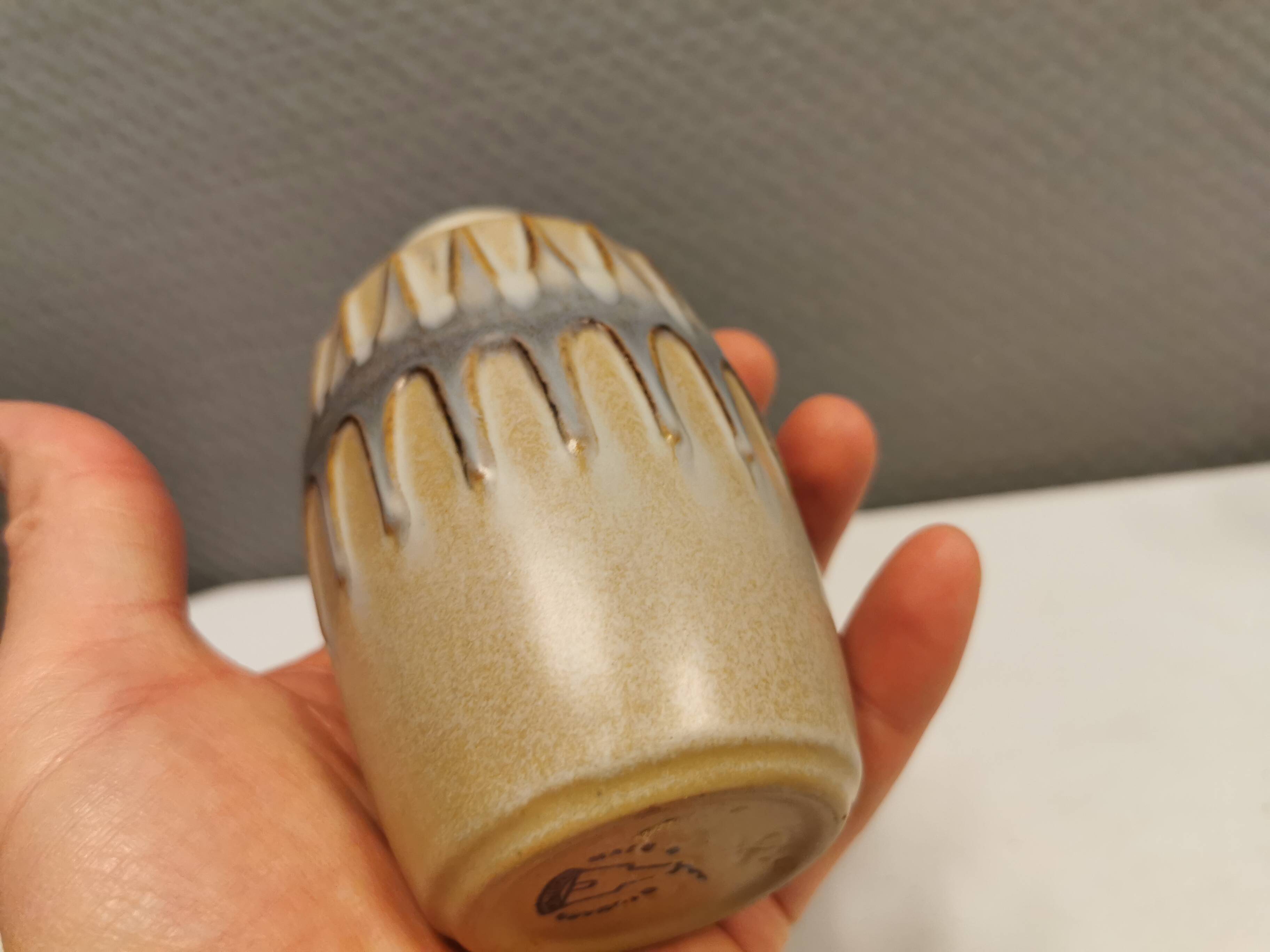 Older vase from Danish Knabstrup (highly recognised Danish ceramic design), Günther Praschak 1960s