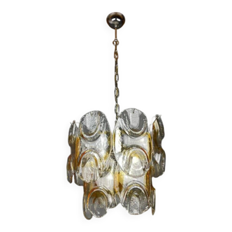 Murano glass chandelier by Mazzega, Italy, 1960s