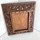 Antique handcarved frame Cedarwood 21.5 cm x 19 cm
