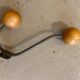 Iron and wood hook 60s