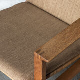 Set of 2 lounge chairs and one footrest by Borge Mogensen for Fredericia Denmark 1960’s