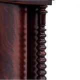 Mahogany cabinet, Northern Europe, circa 1860.