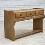 1970s, Danish chest of drawers, oak wood, original good condition.