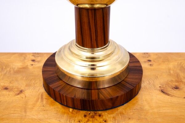 A pair of Art Deco table lamps from around 1950, Poland.