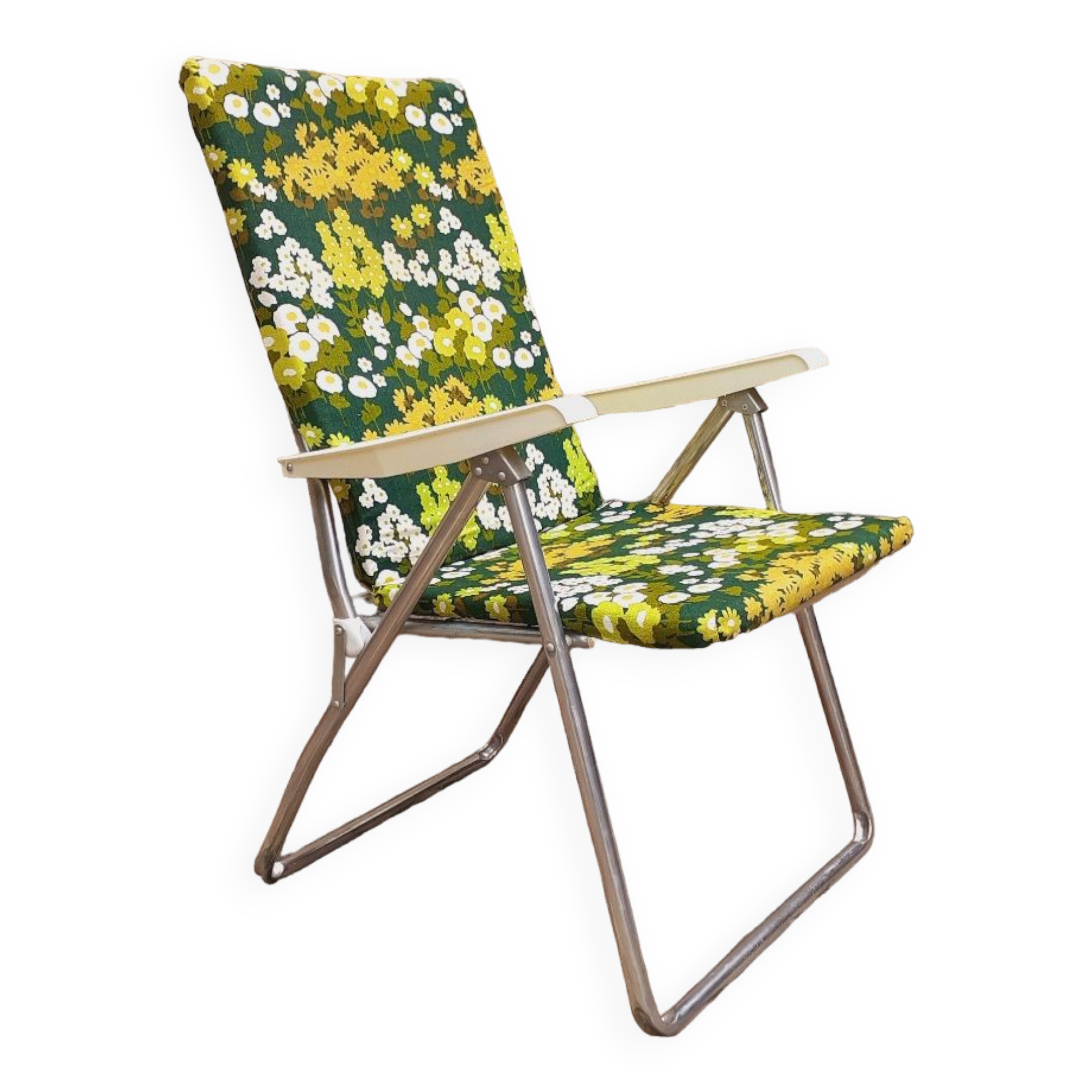 Vintage camping armchair year 70 brand Kettler