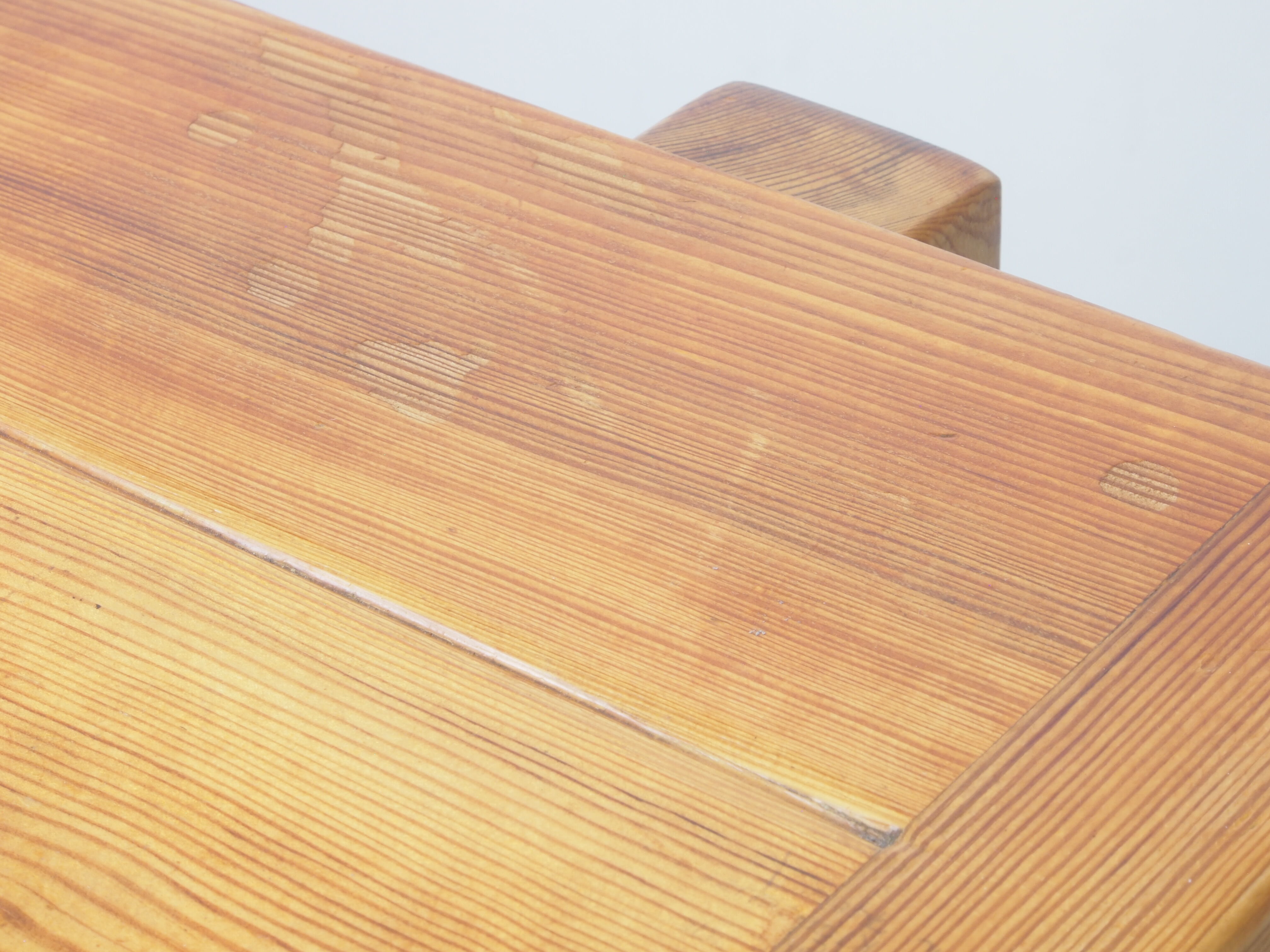 Vintage pine Scandinavian dinner set by Hugo Svensson for Bjarnums Mobelfrabiker