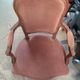 Pair of armchairs with Louis Philippe style footrests in walnut