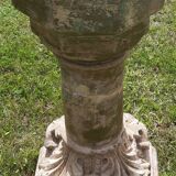 Holy water font on stone column (17th century)