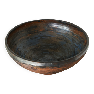 Large Studio Pottery Bowl Mid Century 1960s