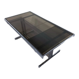 Extendable chrome dining table