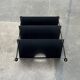 Postmodern Italian metal magazine rack, 1980s