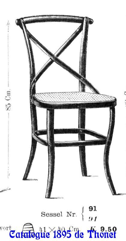 Chaises Lattenstuhl N°145 par Kohn vers 1904