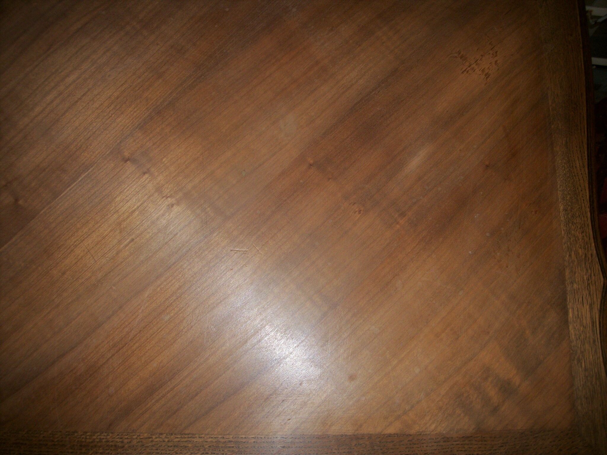 Wooden sideboard. Row