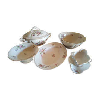 Salad bowl tureen gravy boat set