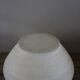 Vintage glazed stoneware bowl in greige.