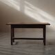 Handcrafted solid oak farmhouse table – France, 1950s