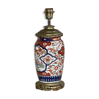 Imari porcelain lamp